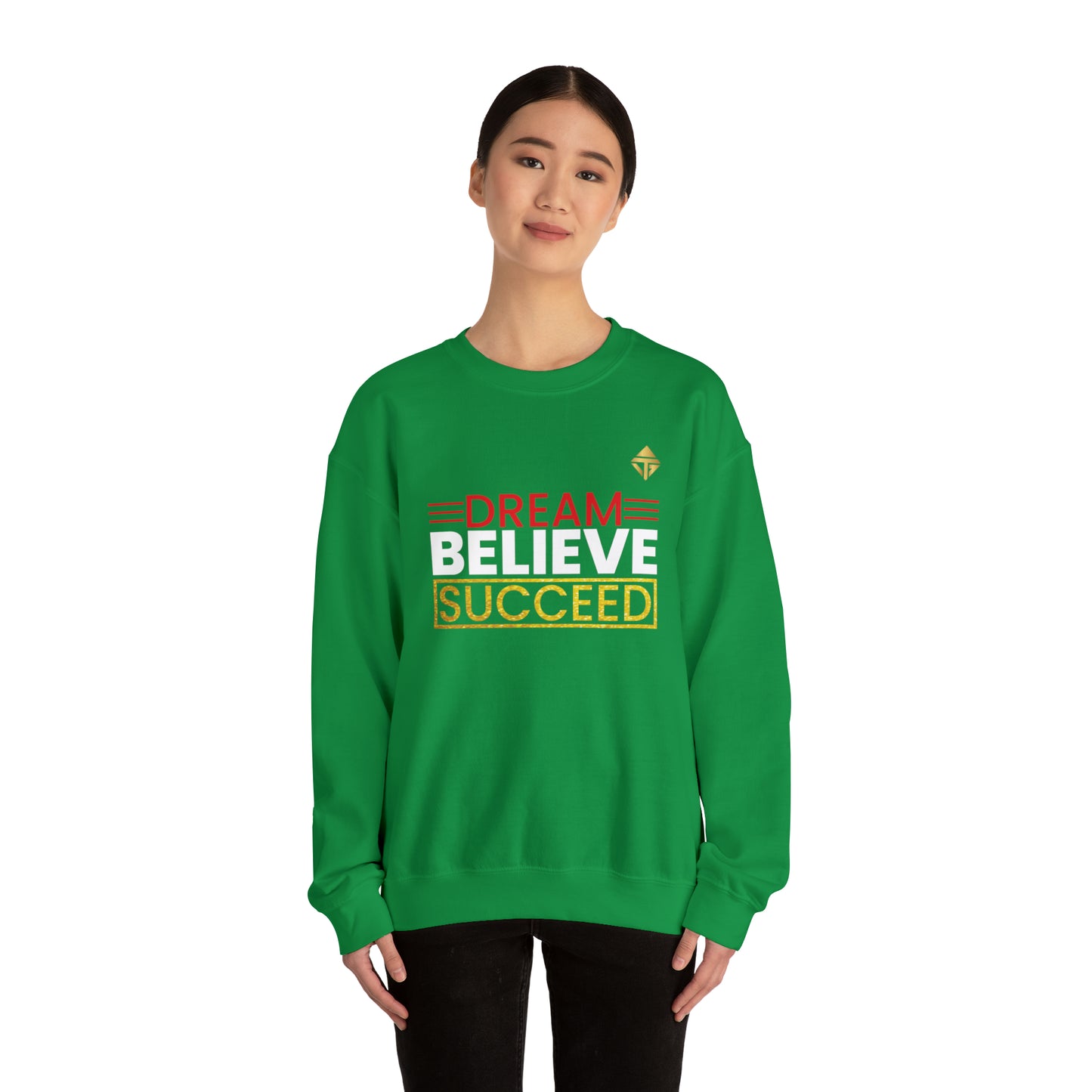 Dream Believe Succeed Unisex Crewneck Sweatshirt