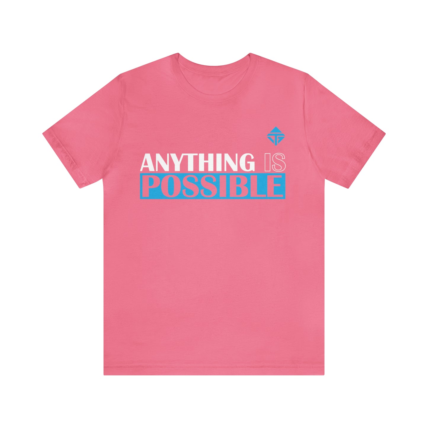 Anything is Possible Blue Unisex Short Sleeve Tee