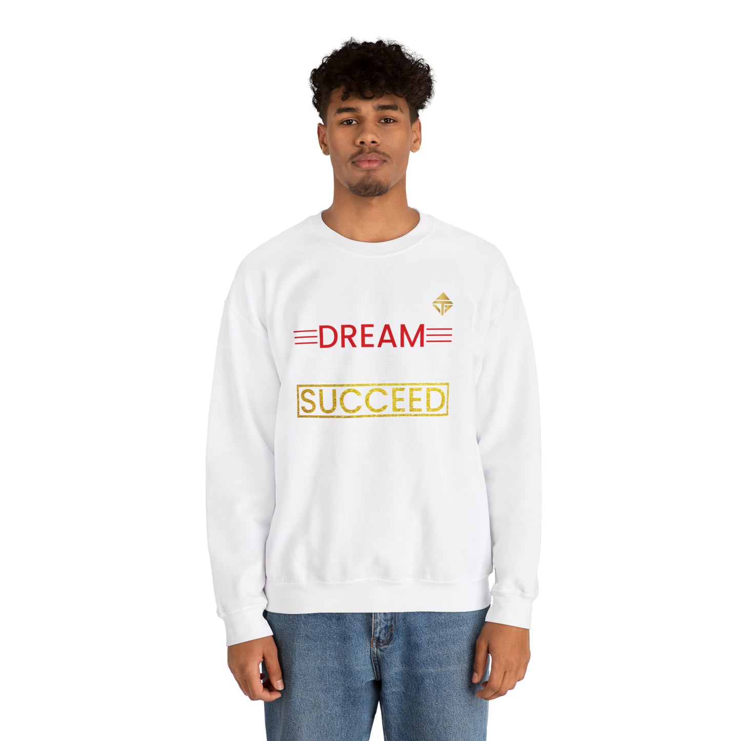 Dream Believe Succeed Unisex Crewneck Sweatshirt