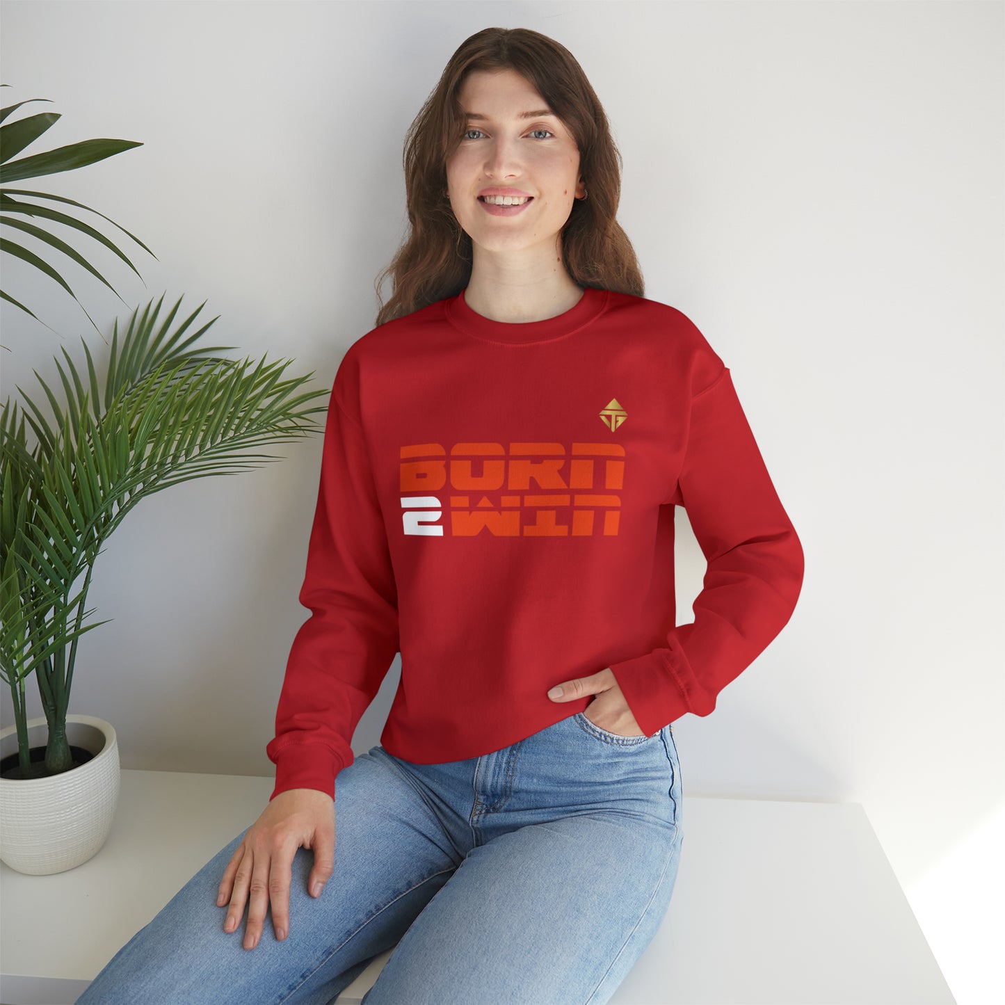 Born 2 Win Unisex Crewneck Sweatshirt