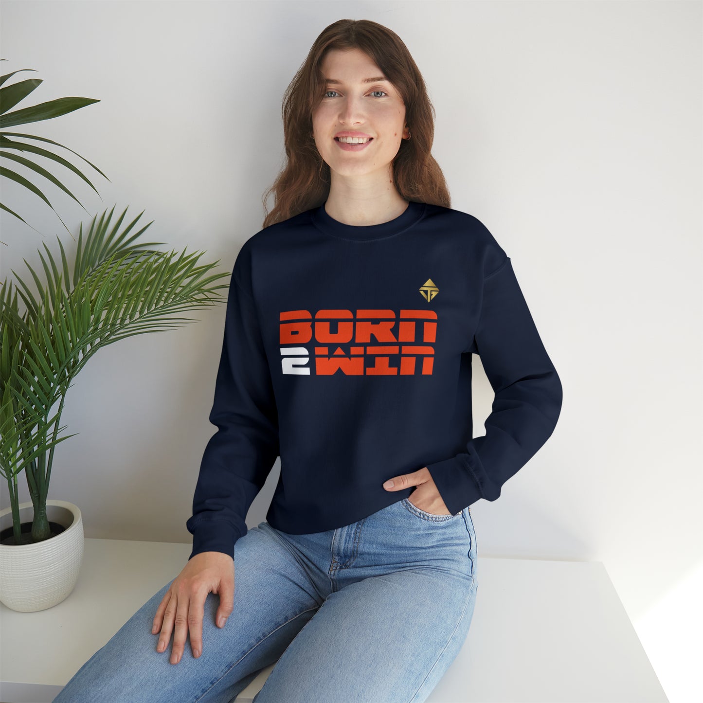 Born 2 Win Unisex Crewneck Sweatshirt