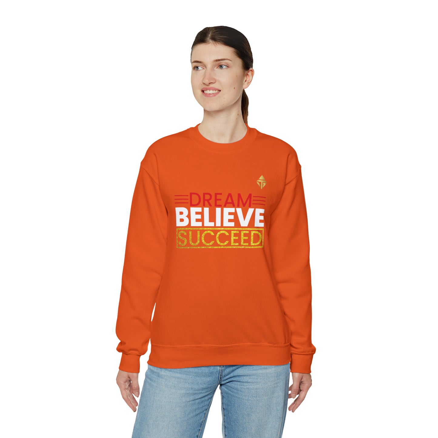 Dream Believe Succeed Unisex Crewneck Sweatshirt