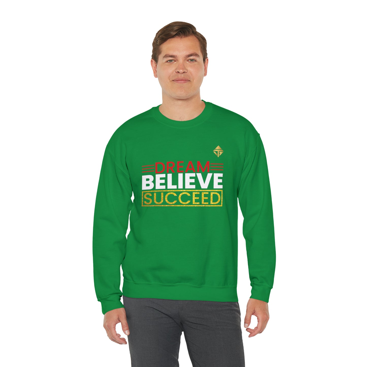 Dream Believe Succeed Unisex Crewneck Sweatshirt