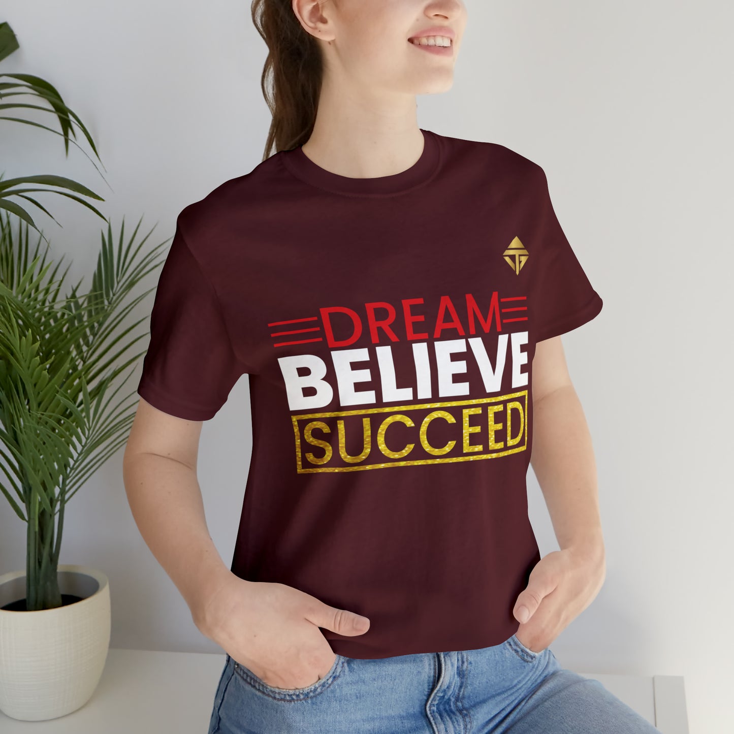 Dream Believe Succeed Short Sleeve Tee