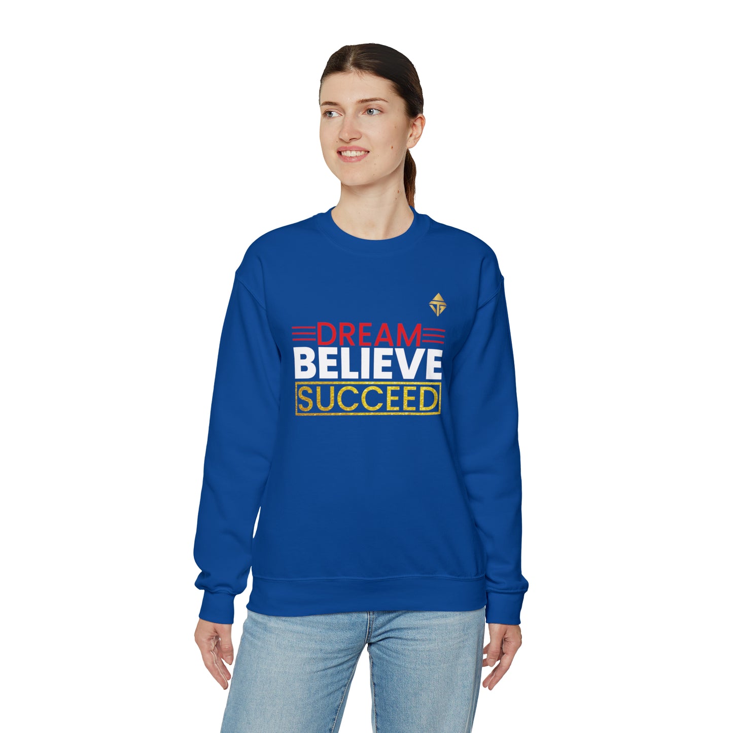Dream Believe Succeed Unisex Crewneck Sweatshirt