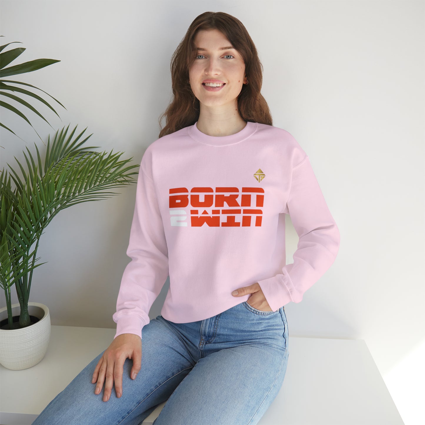 Born 2 Win Unisex Crewneck Sweatshirt
