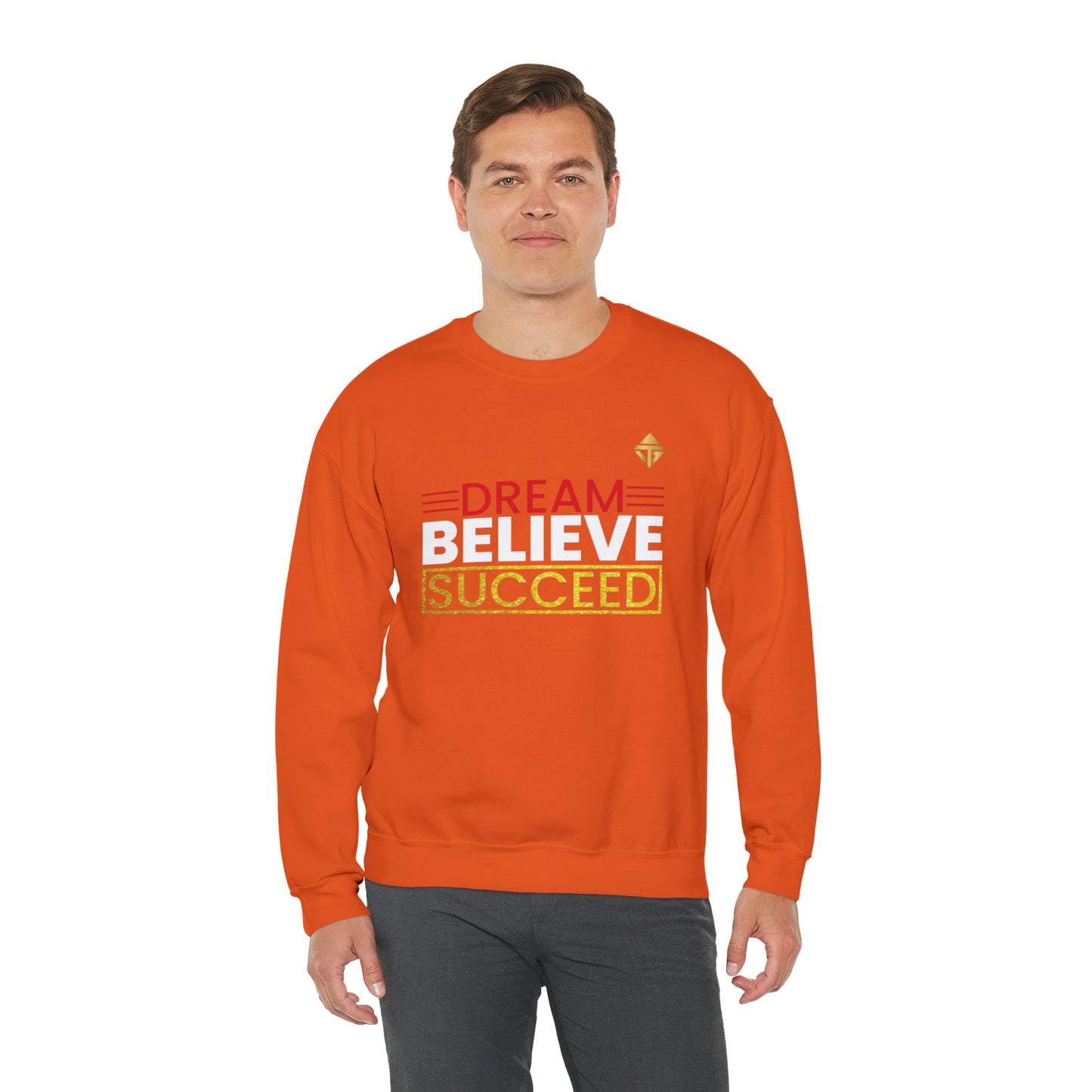 Dream Believe Succeed Unisex Crewneck Sweatshirt