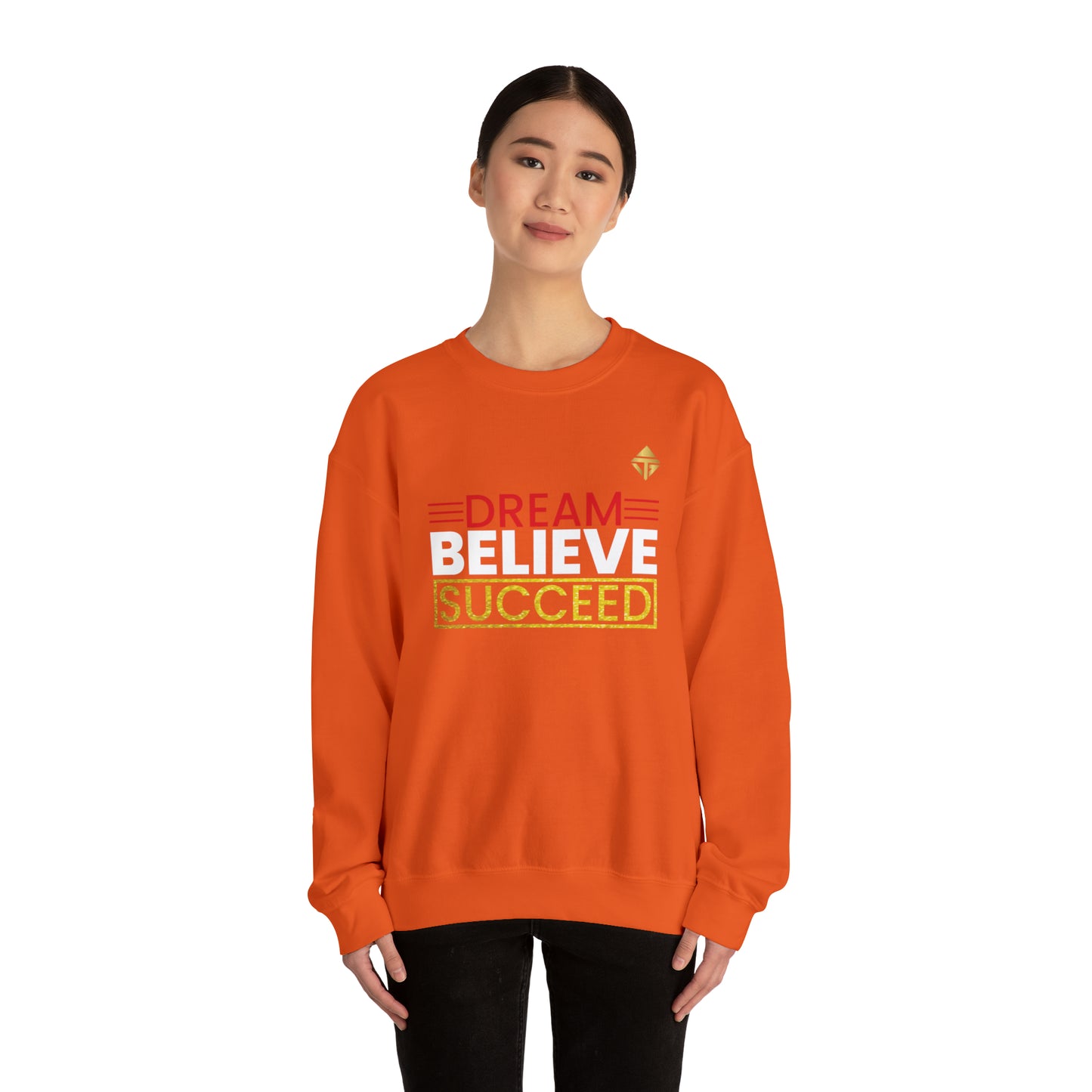 Dream Believe Succeed Unisex Crewneck Sweatshirt
