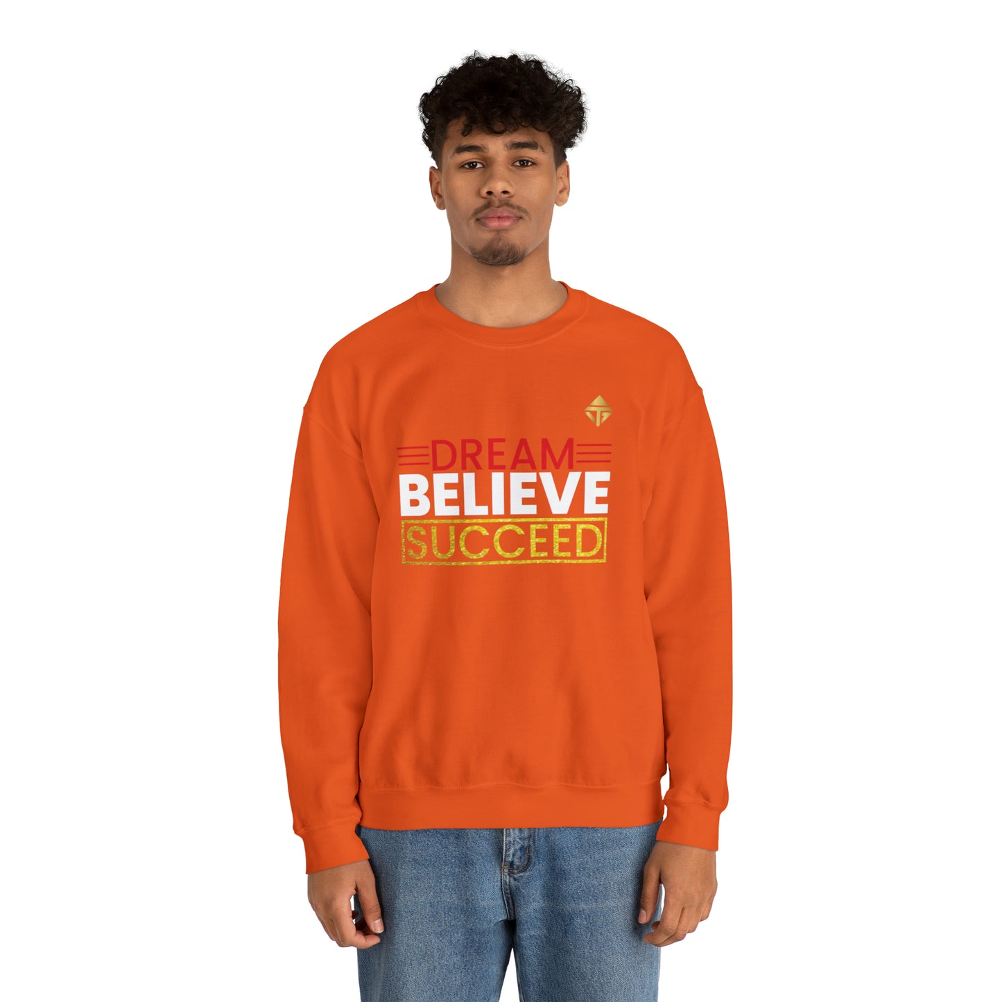 Dream Believe Succeed Unisex Crewneck Sweatshirt