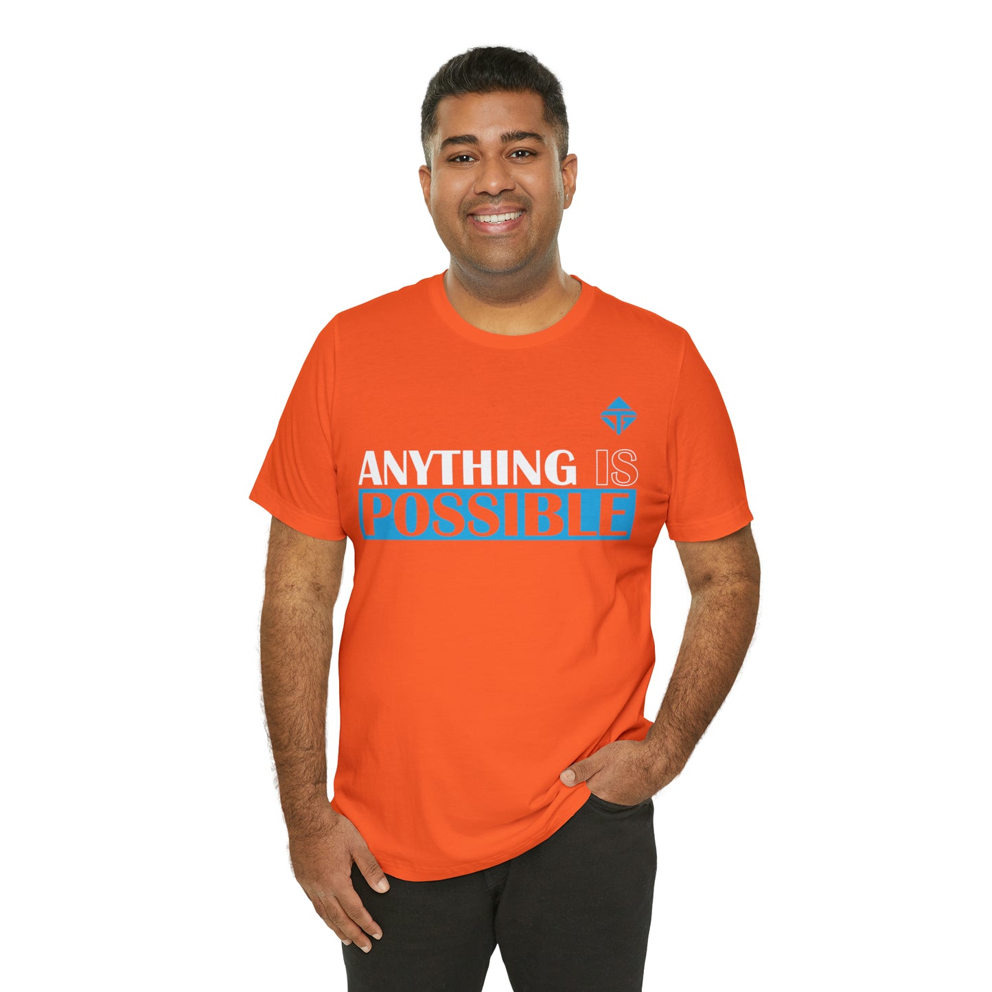 Anything is Possible Blue Unisex Short Sleeve Tee