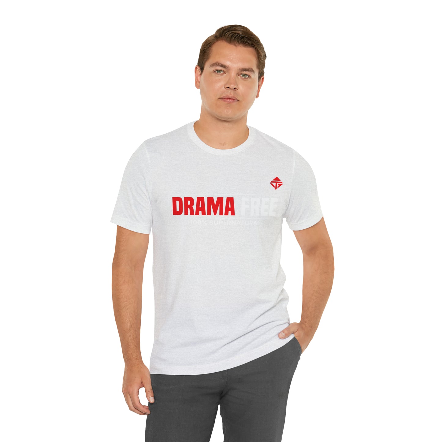 Drama Free Unisex Short Sleeve Tee