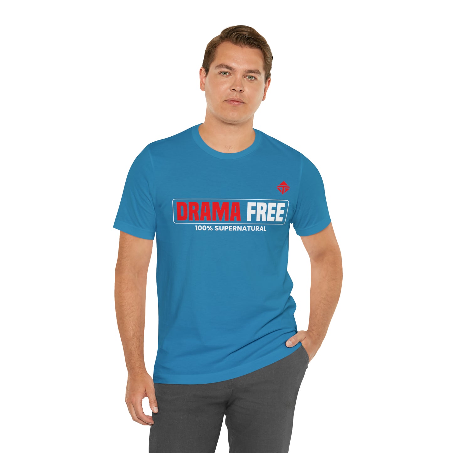 Drama Free Unisex Short Sleeve Tee