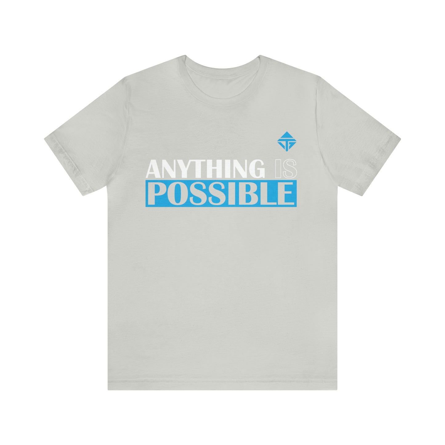 Anything is Possible Blue Unisex Short Sleeve Tee