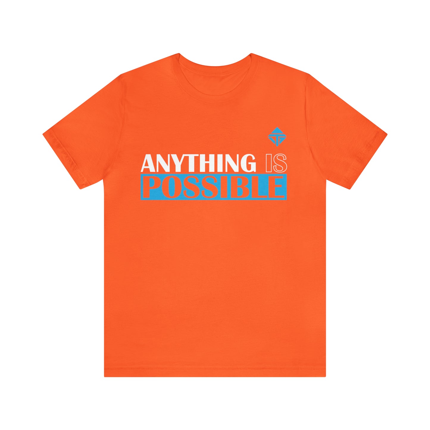 Anything is Possible Blue Unisex Short Sleeve Tee