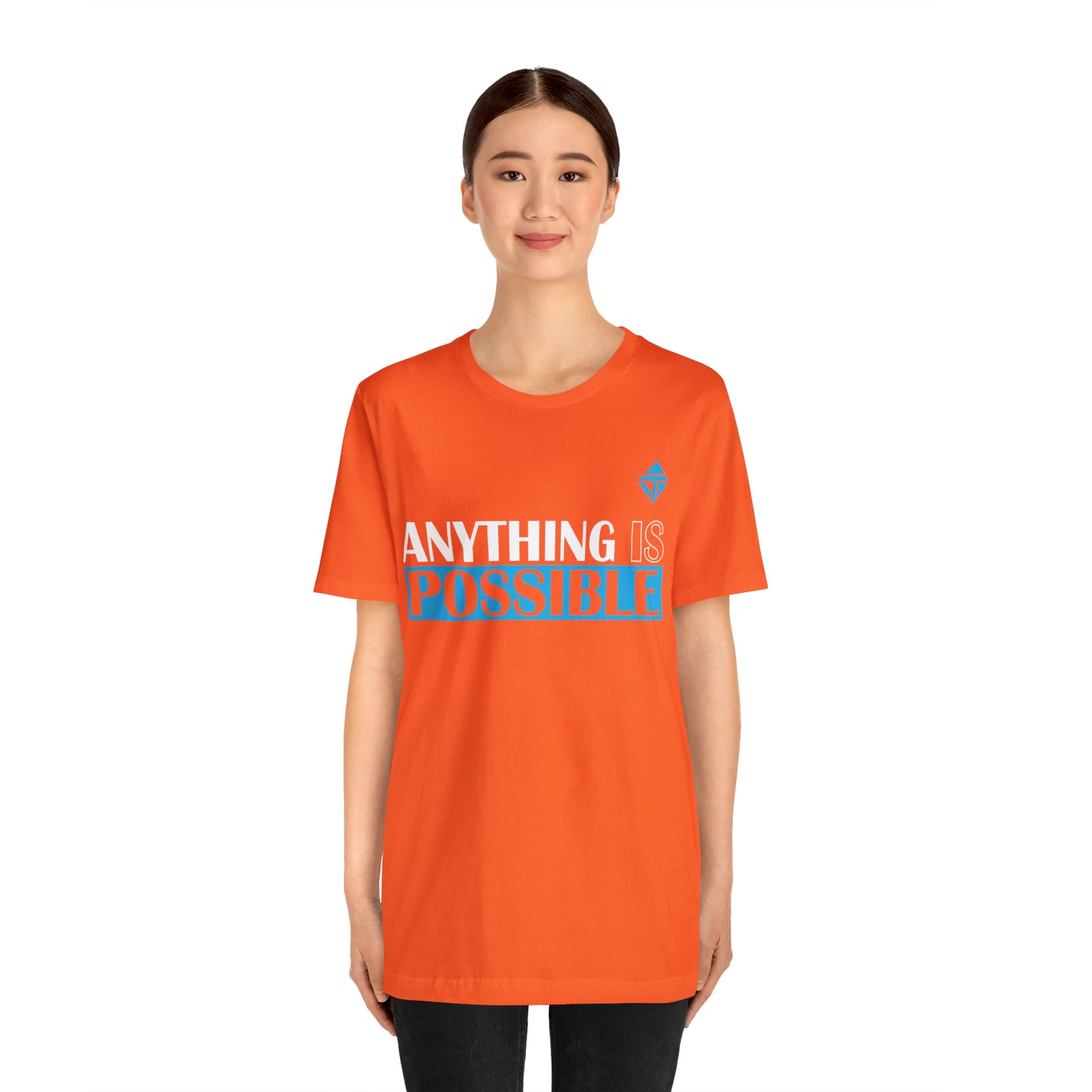 Anything is Possible Blue Unisex Short Sleeve Tee