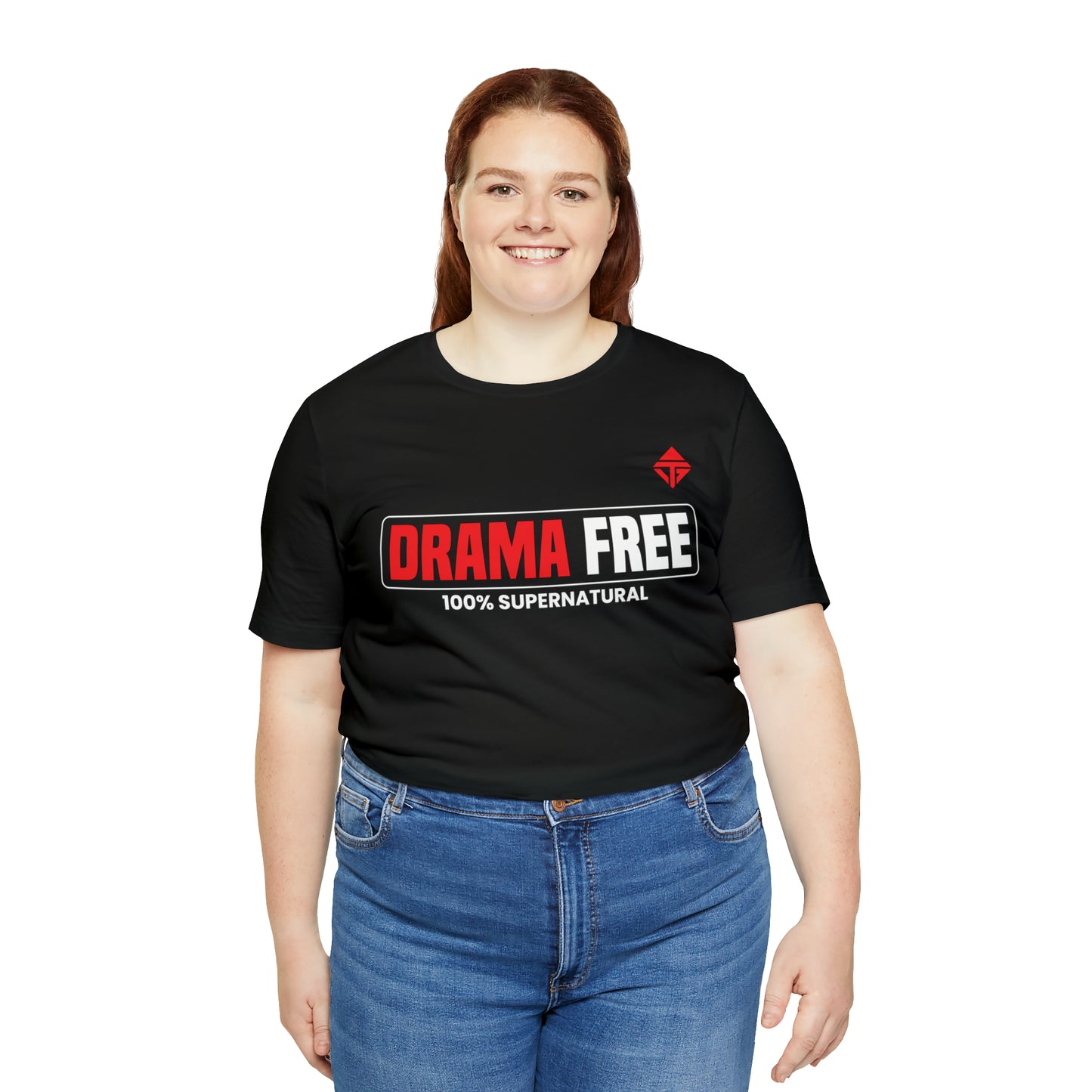 Drama Free Unisex Short Sleeve Tee