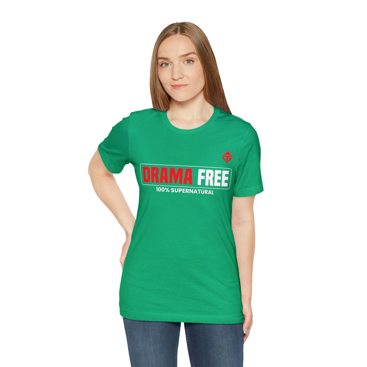 Drama Free Unisex Short Sleeve Tee