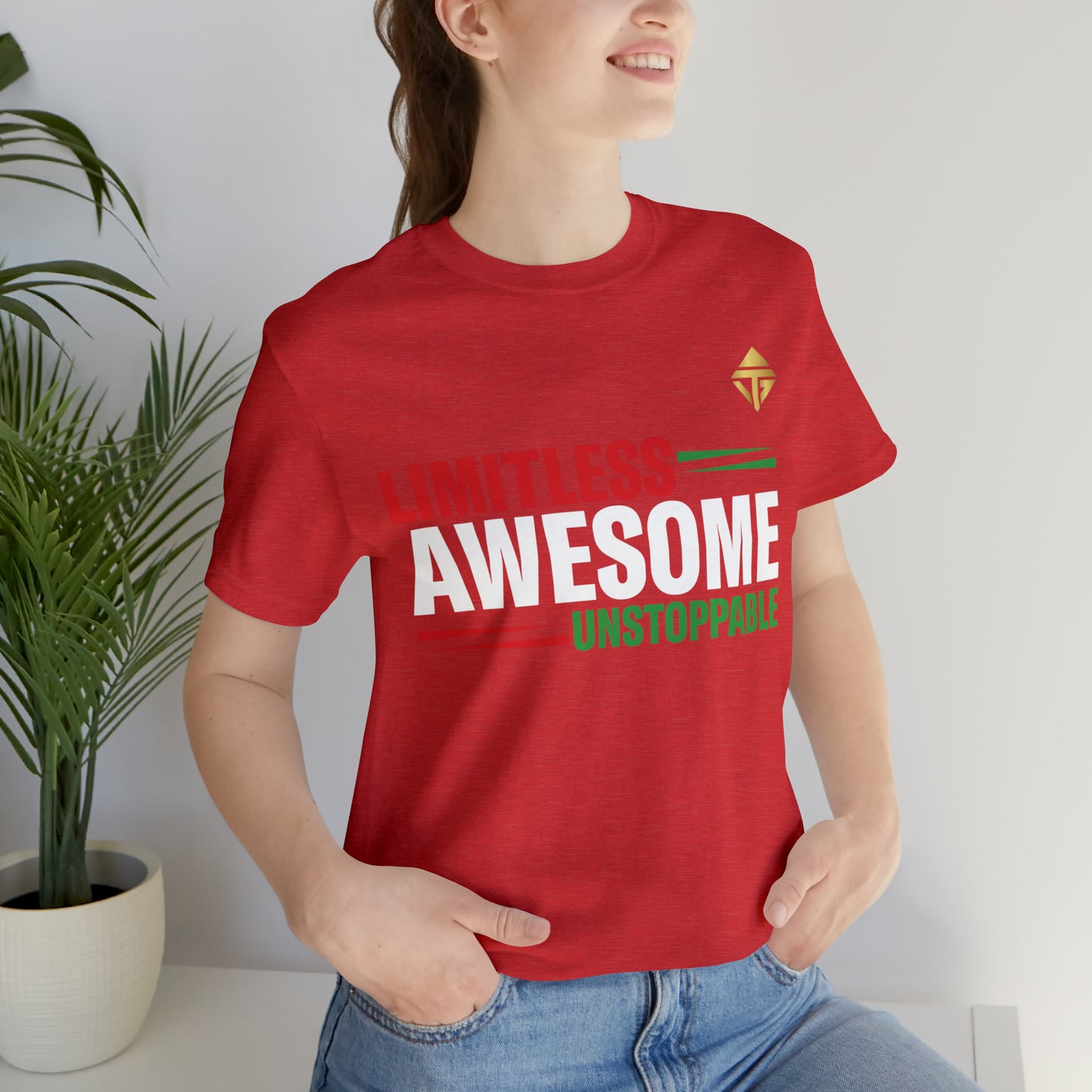 Limitless Awesome Unstoppable Short Sleeve Tee