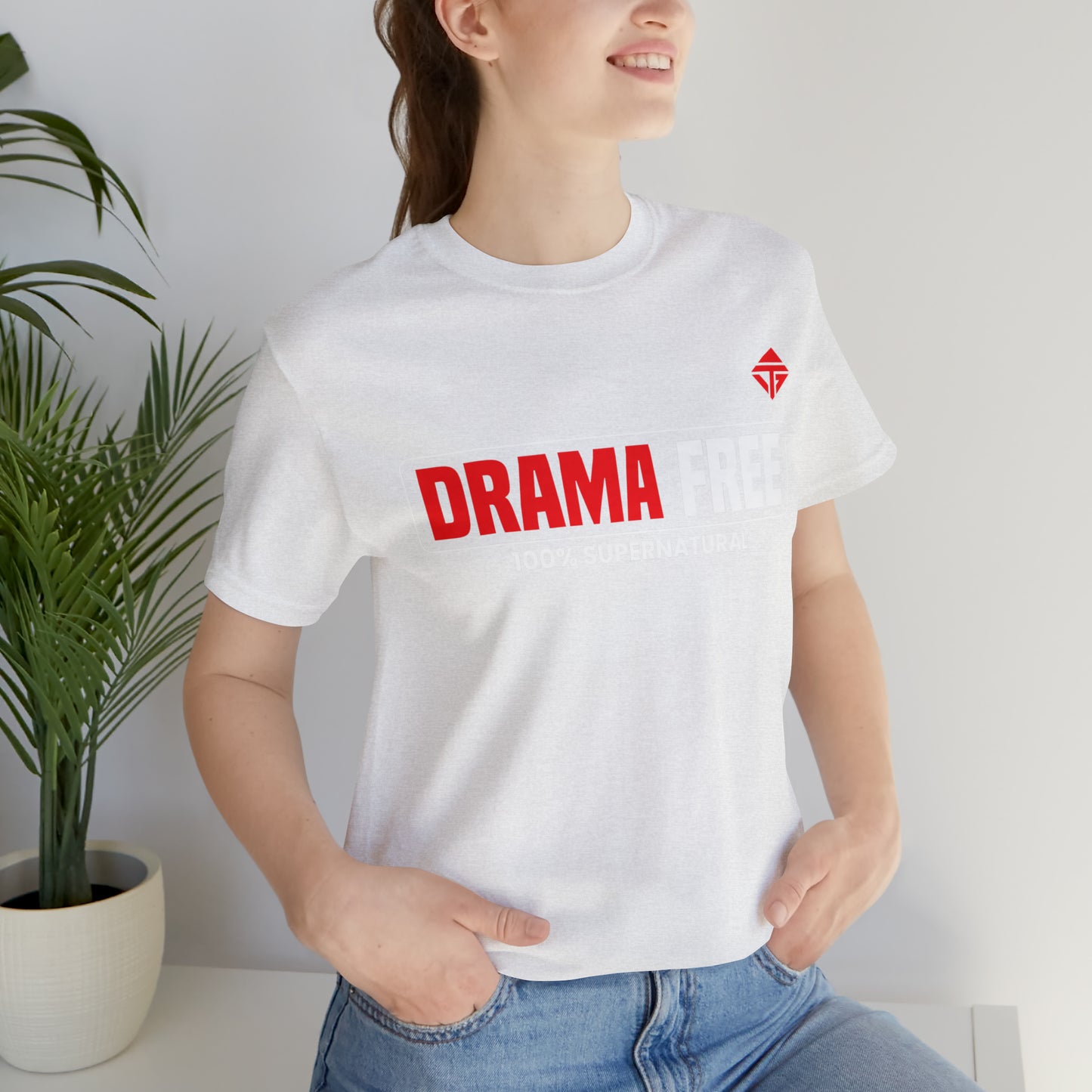 Drama Free Unisex Short Sleeve Tee