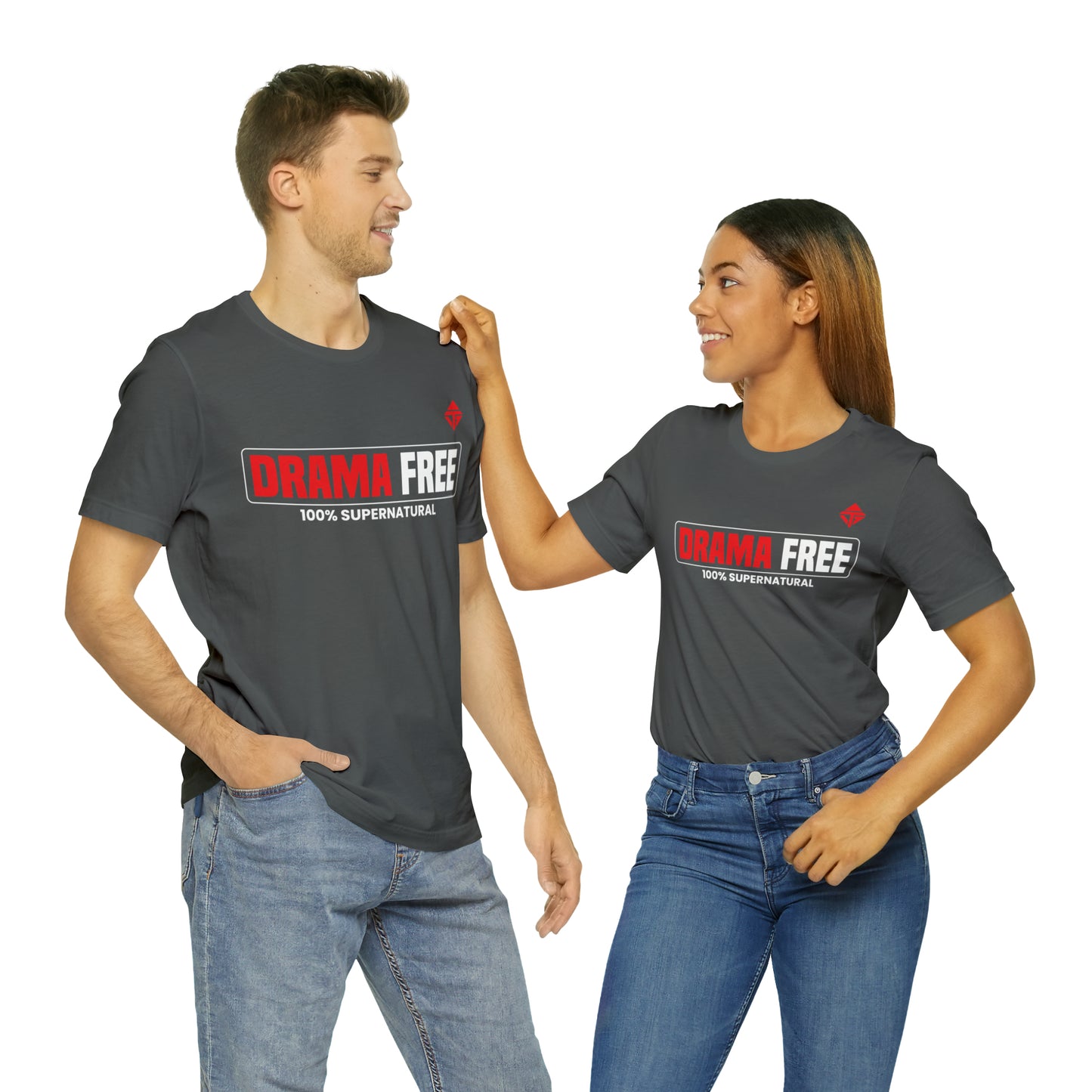 Drama Free Unisex Short Sleeve Tee