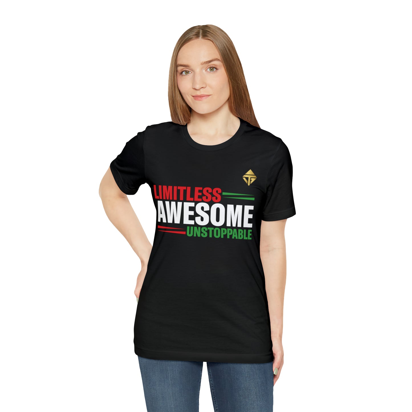 Limitless Awesome Unstoppable Short Sleeve Tee