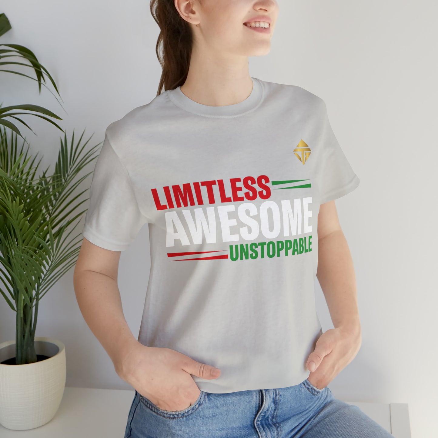 Limitless Awesome Unstoppable Short Sleeve Tee