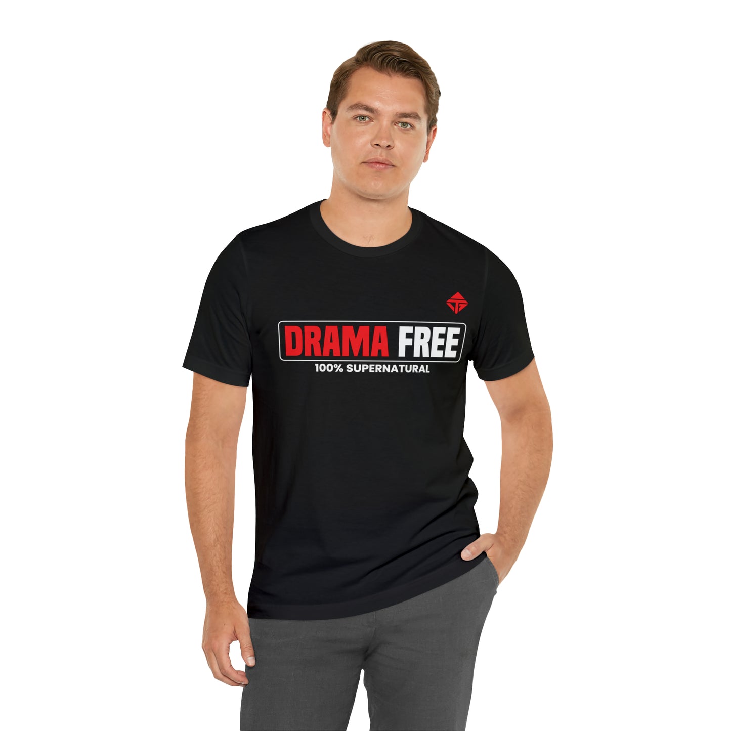 Drama Free Unisex Short Sleeve Tee