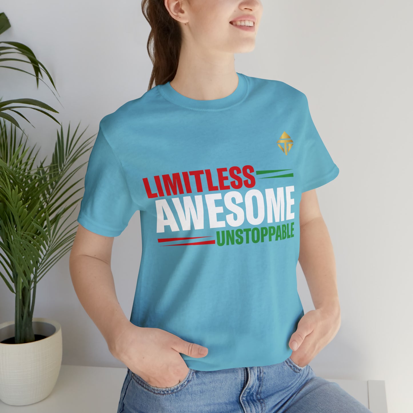 Limitless Awesome Unstoppable Short Sleeve Tee