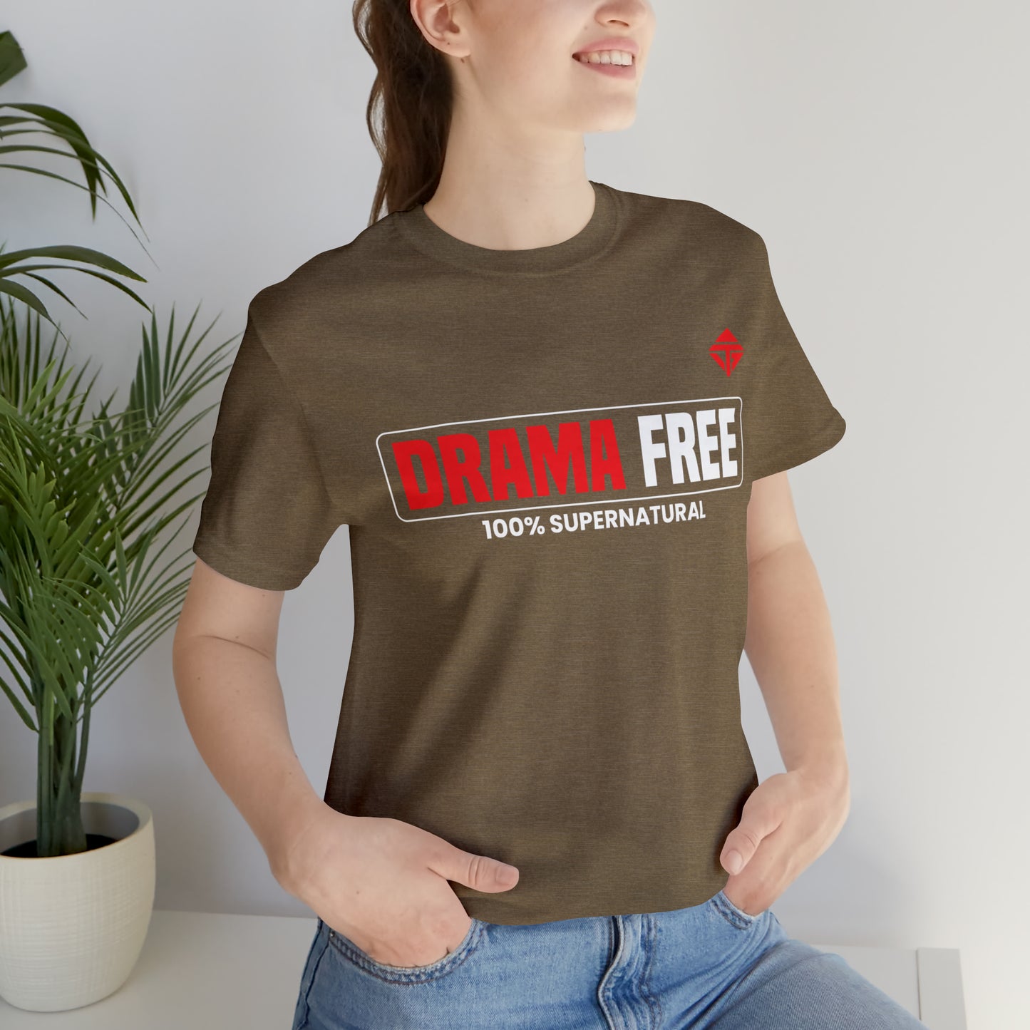 Drama Free Unisex Short Sleeve Tee