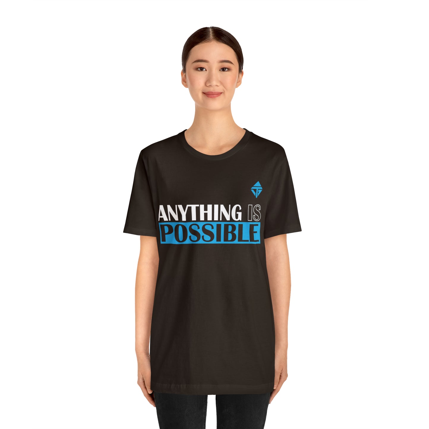 Anything is Possible Blue Unisex Short Sleeve Tee