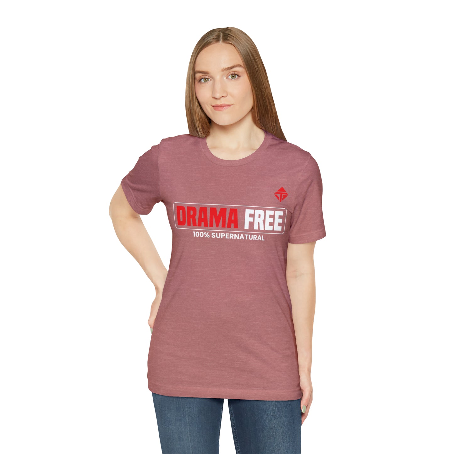 Drama Free Unisex Short Sleeve Tee