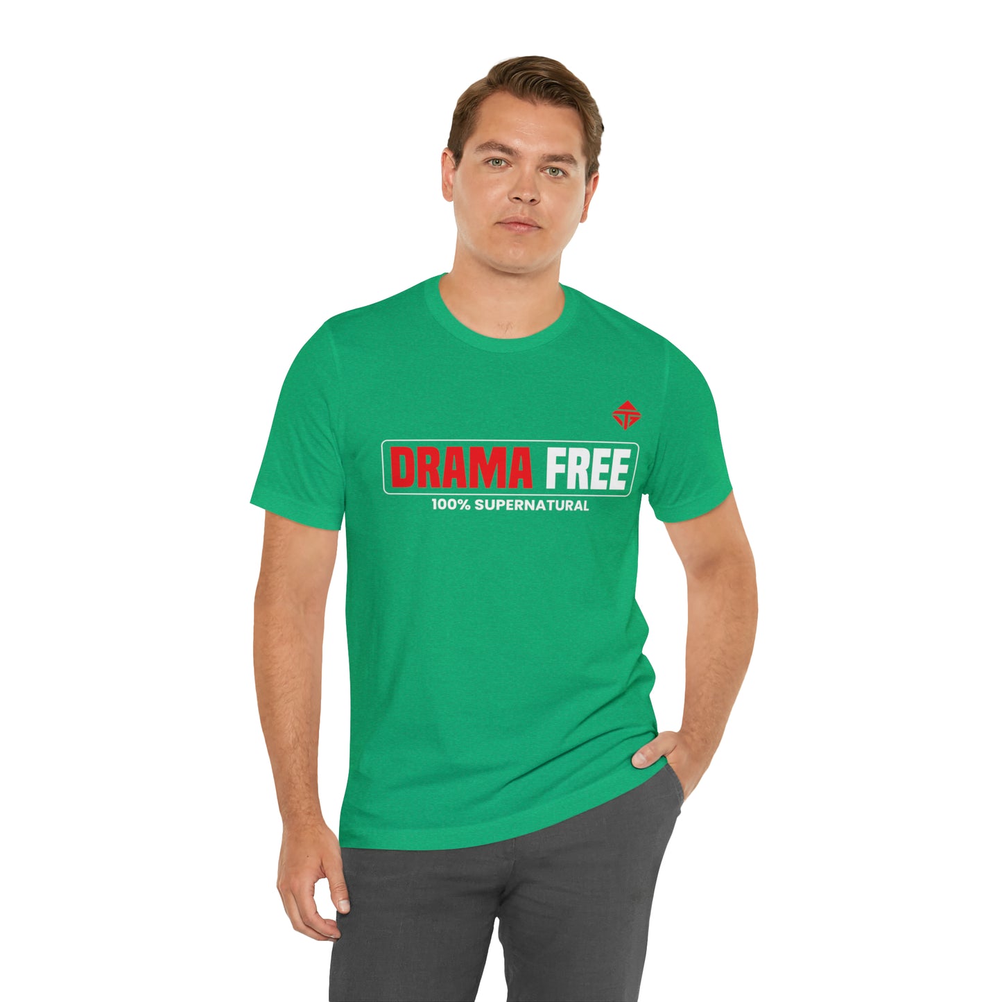 Drama Free Unisex Short Sleeve Tee