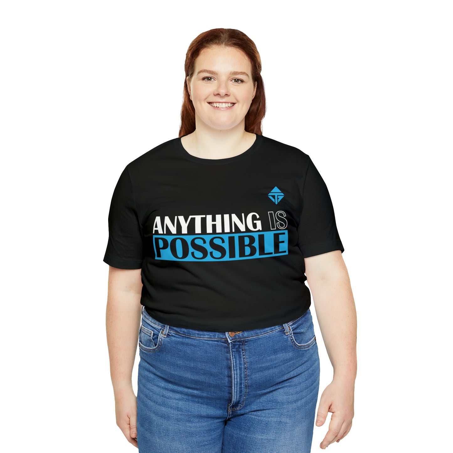 Anything is Possible Blue Unisex Short Sleeve Tee