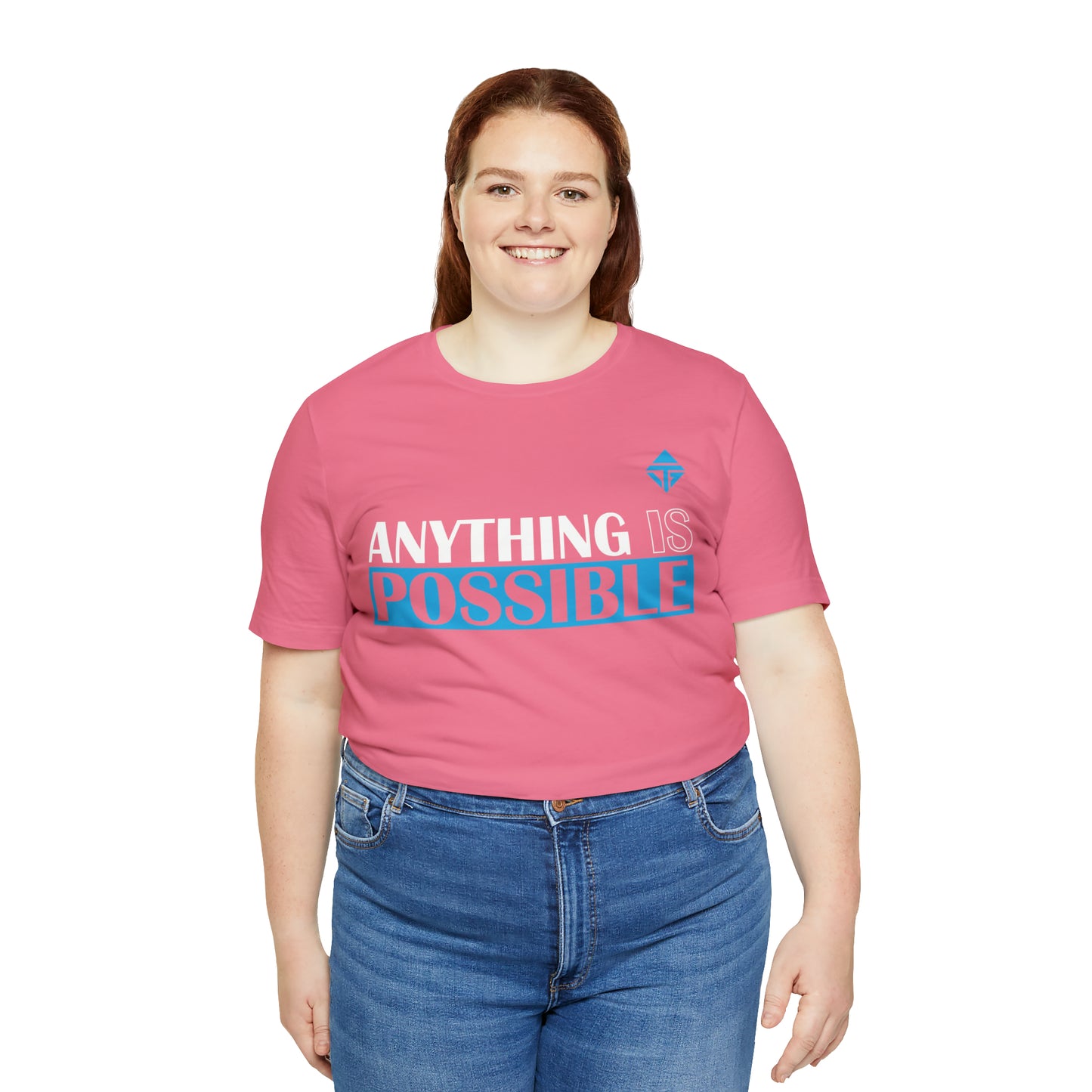 Anything is Possible Blue Unisex Short Sleeve Tee