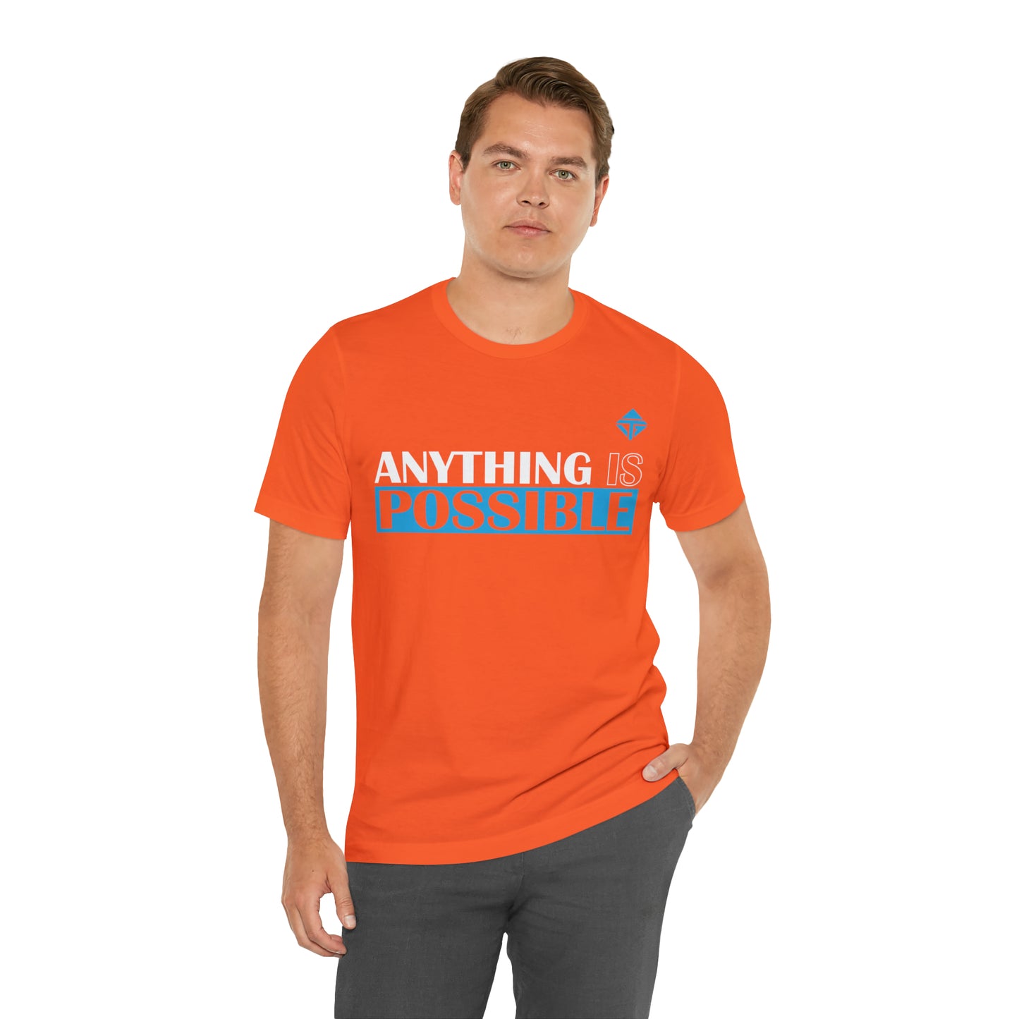 Anything is Possible Blue Unisex Short Sleeve Tee