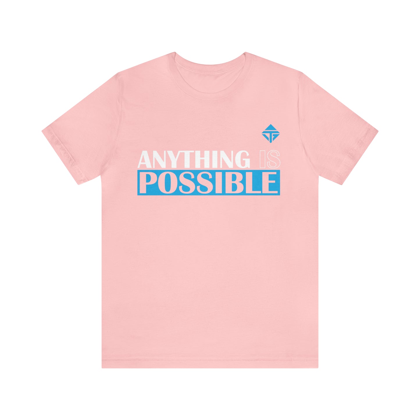 Anything is Possible Blue Unisex Short Sleeve Tee