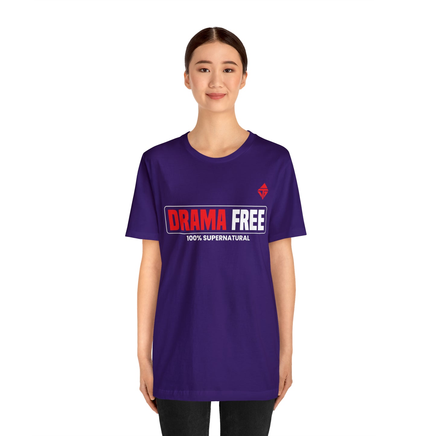 Drama Free Unisex Short Sleeve Tee