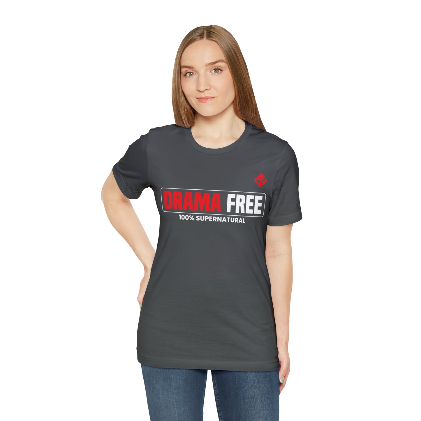 Drama Free Unisex Short Sleeve Tee