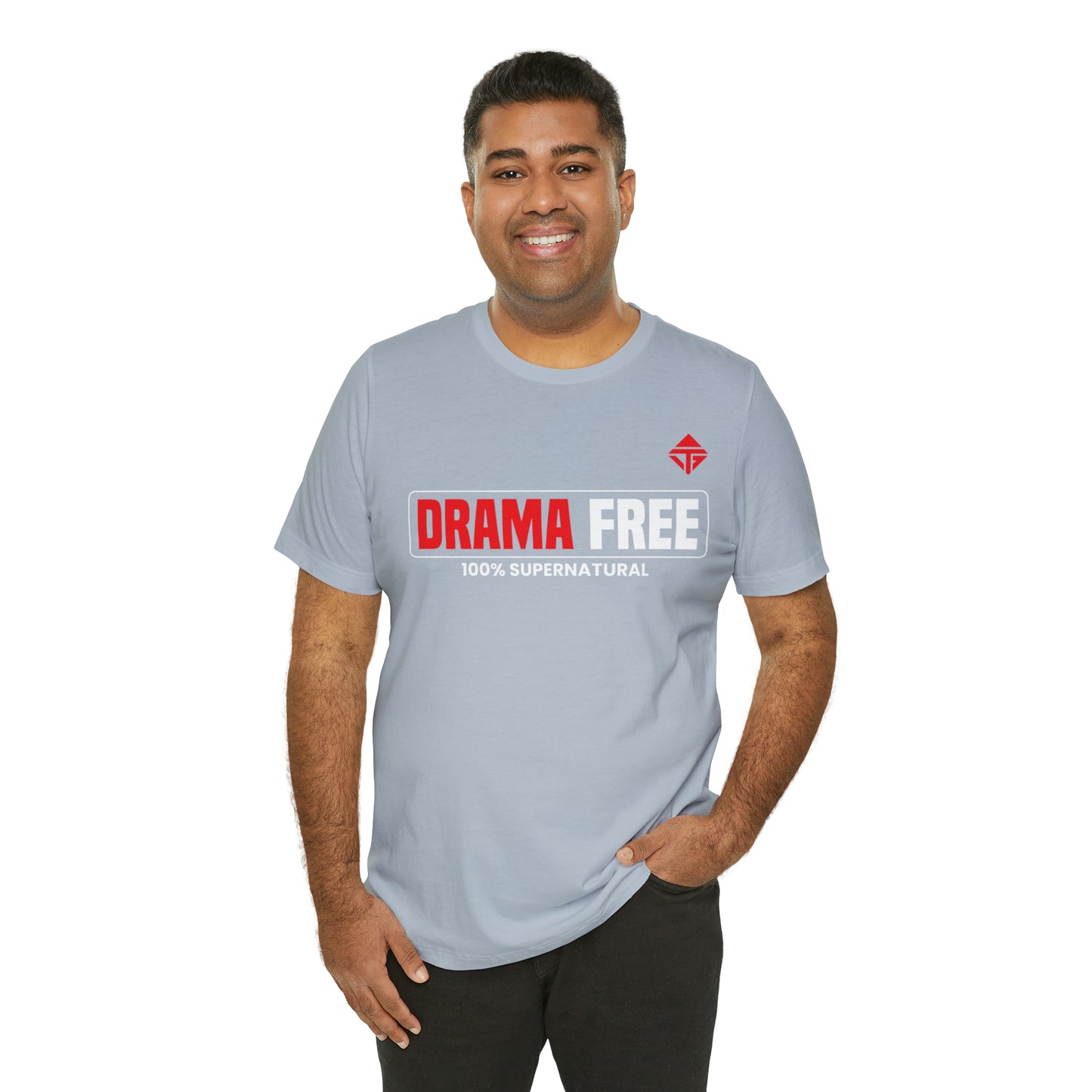 Drama Free Unisex Short Sleeve Tee