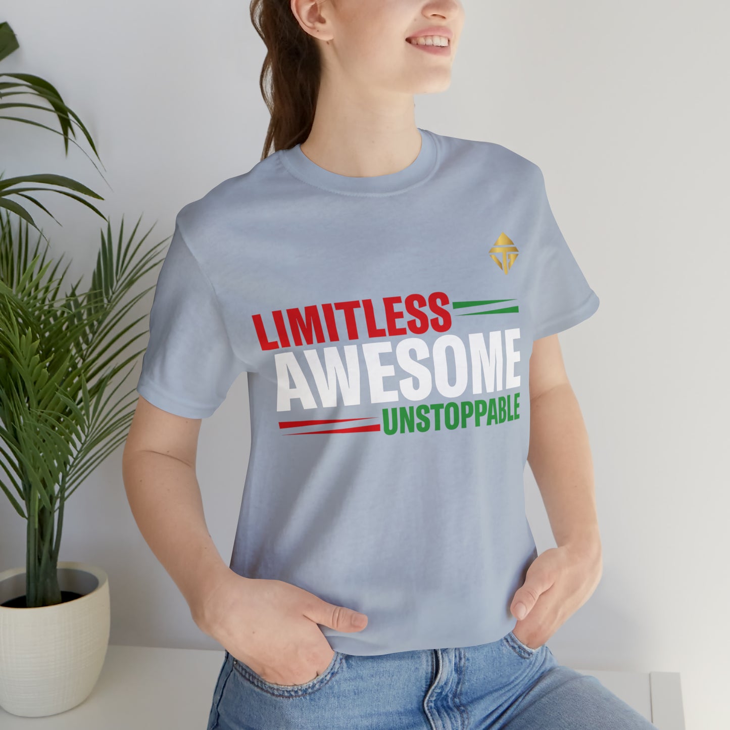 Limitless Awesome Unstoppable Short Sleeve Tee