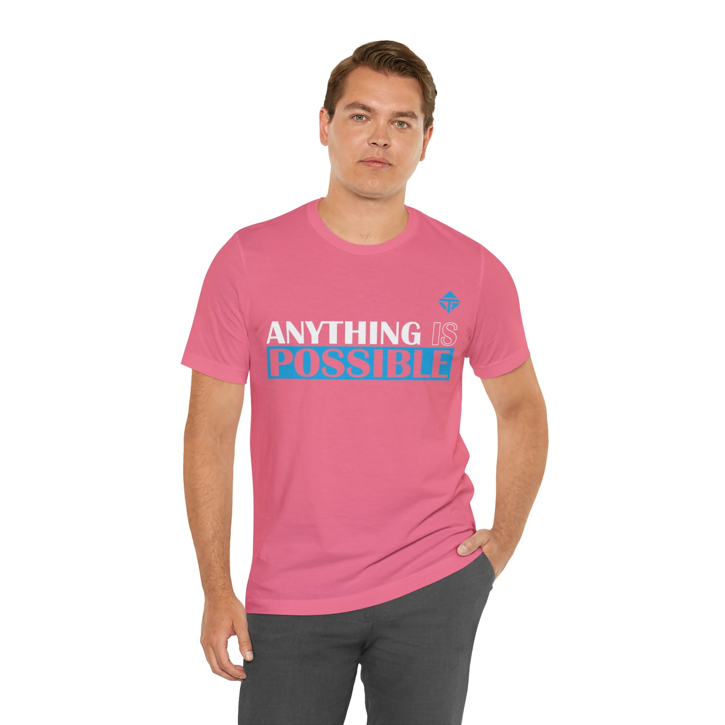 Anything is Possible Blue Unisex Short Sleeve Tee