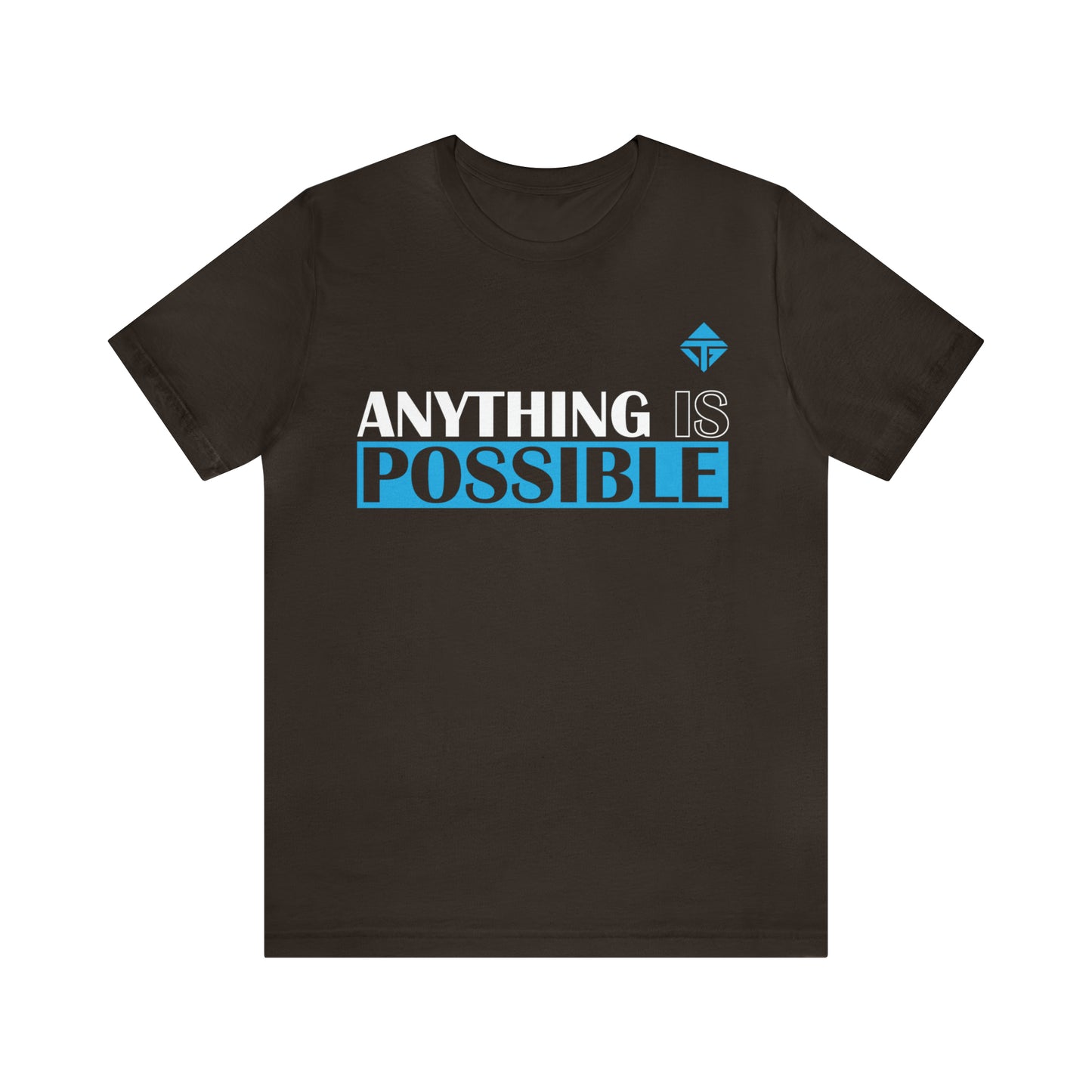 Anything is Possible Blue Unisex Short Sleeve Tee