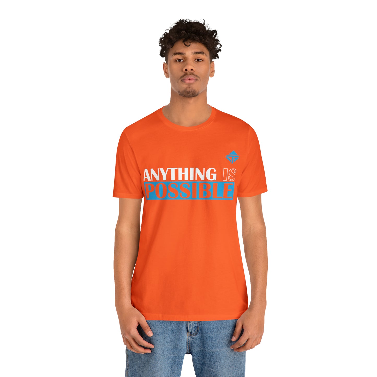 Anything is Possible Blue Unisex Short Sleeve Tee