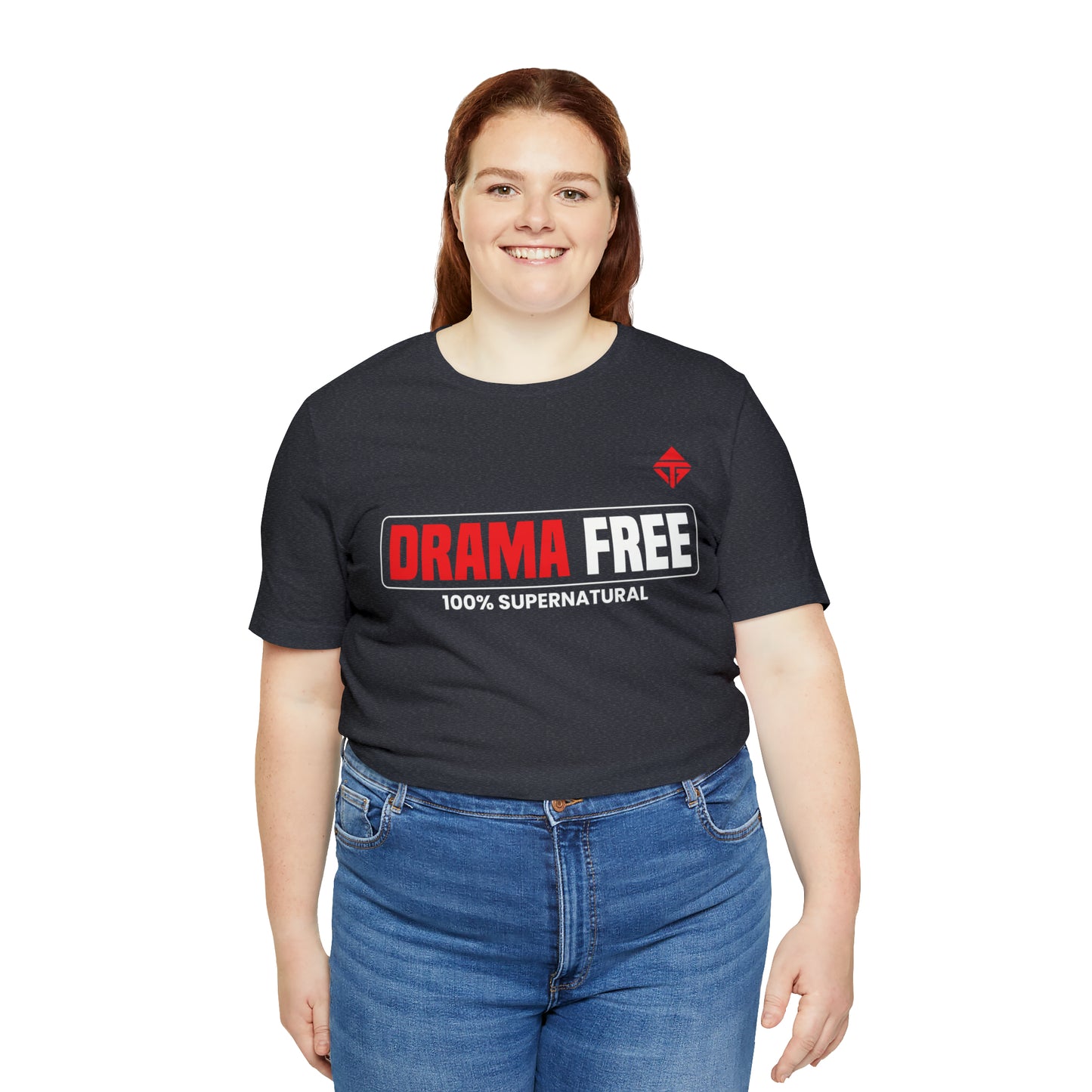 Drama Free Unisex Short Sleeve Tee