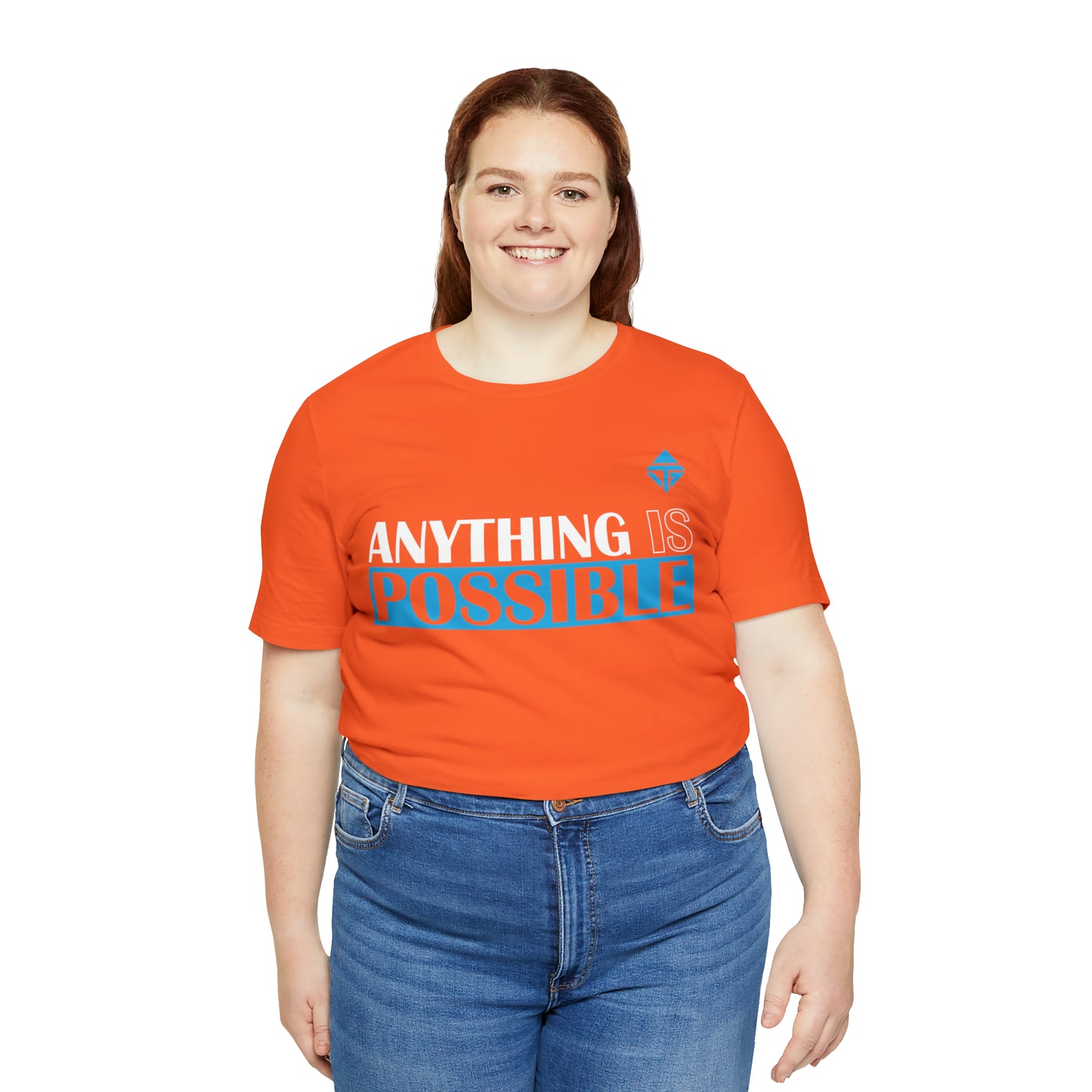 Anything is Possible Blue Unisex Short Sleeve Tee