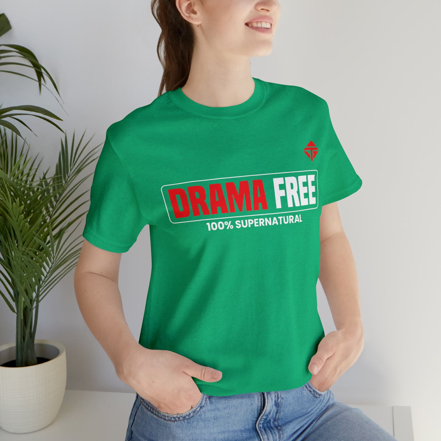 Drama Free Unisex Short Sleeve Tee