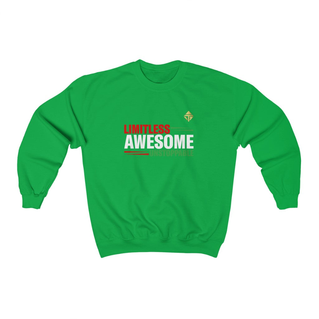 Limitless Awesome Unstoppable Unisex Crewneck Sweatshirt