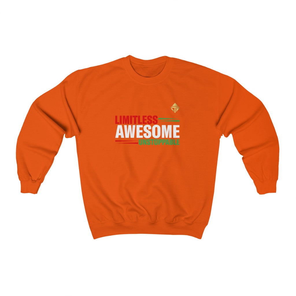 Limitless Awesome Unstoppable Unisex Crewneck Sweatshirt